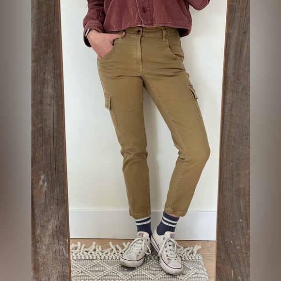 High rise slim straight leg cargo pant, 25R - Picture 2 of 3